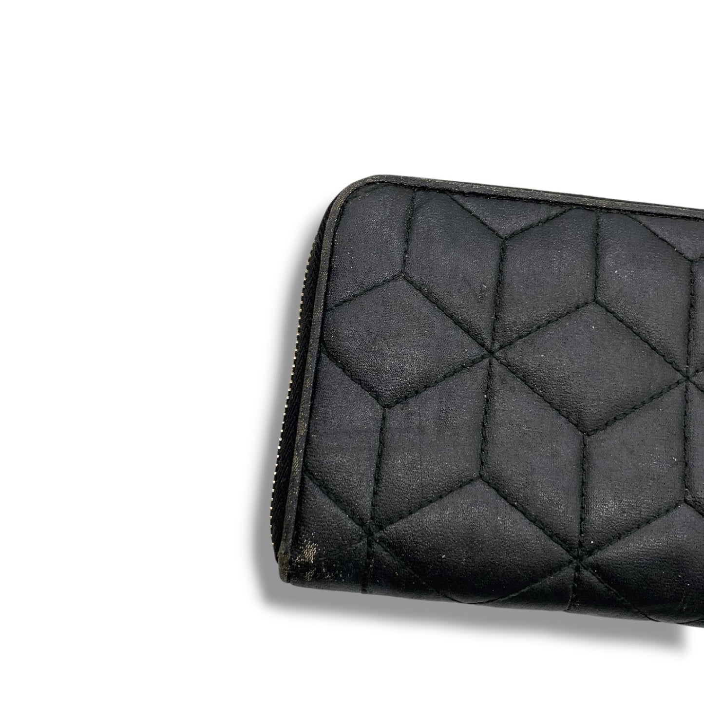 Miu Miu Quilted Zip-Around Wallet
