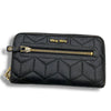 Miu Miu Quilted Zip-Around Wallet