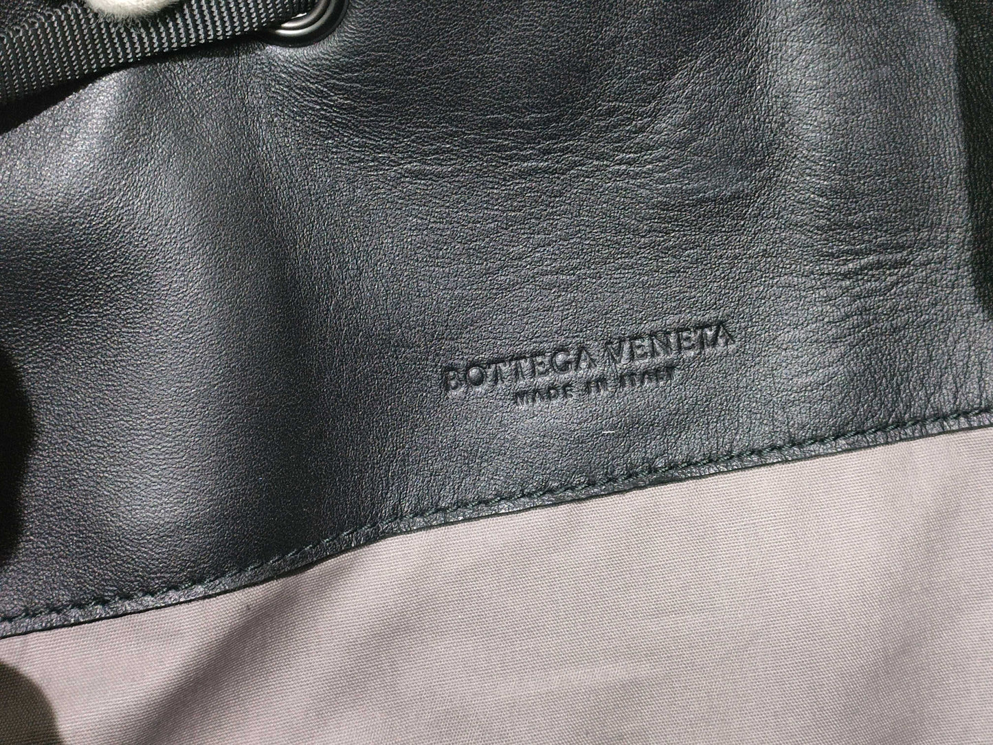 BOTTEGA VENETA Intrecciato Leather Backpack in Black