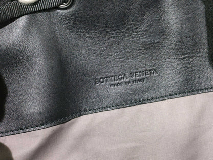 BOTTEGA VENETA Intrecciato Leather Backpack in Black