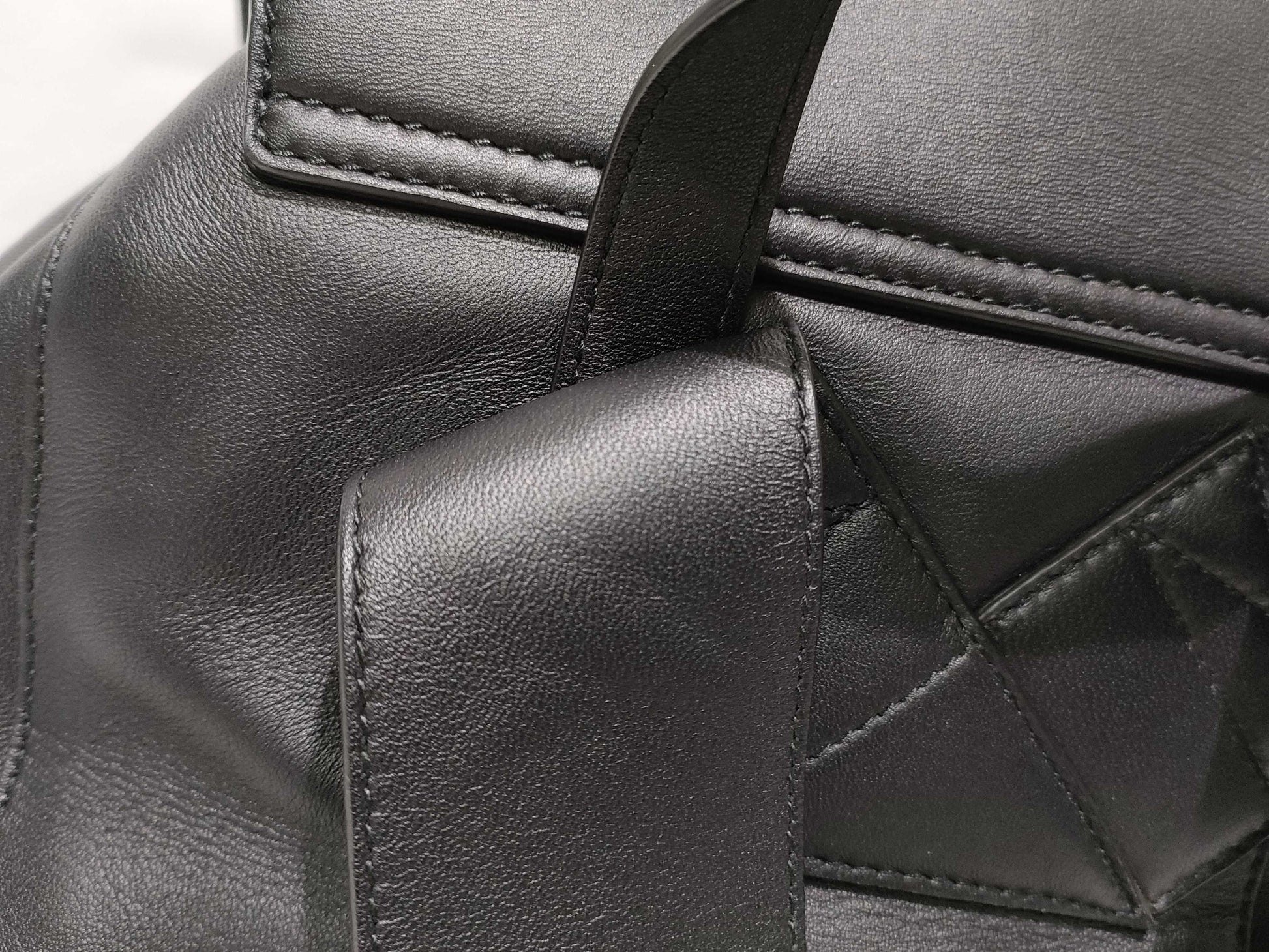 BOTTEGA VENETA Intrecciato Leather Backpack in Black