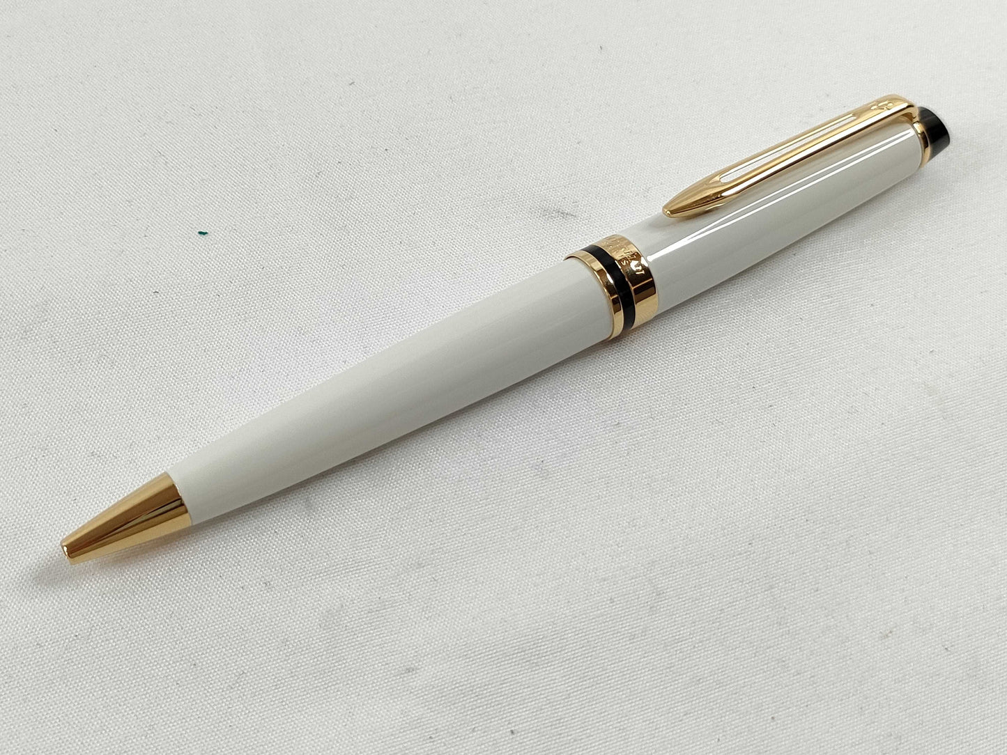 WATERMAN Twist Ballpoint Pen, White x Gold, Pen/Fountain Pen