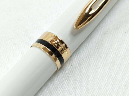 WATERMAN Twist Ballpoint Pen, White x Gold, Pen/Fountain Pen