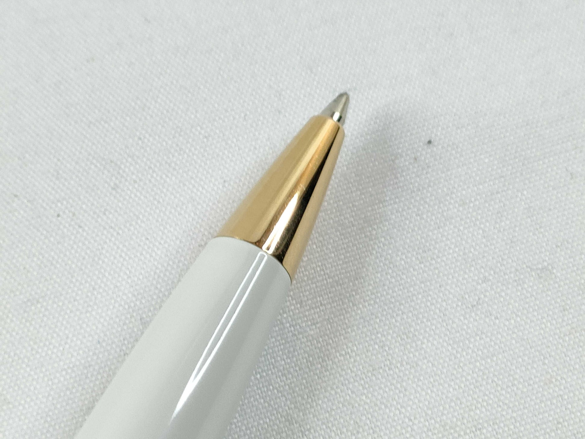 WATERMAN Twist Ballpoint Pen, White x Gold, Pen/Fountain Pen