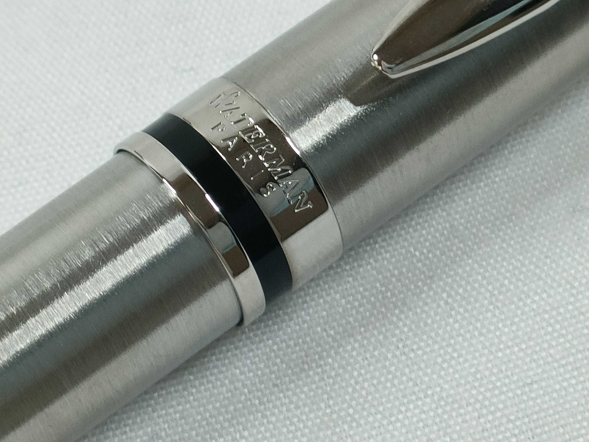 WATERMAN Expert Essential Twist Ballpoint Pen, Silver
