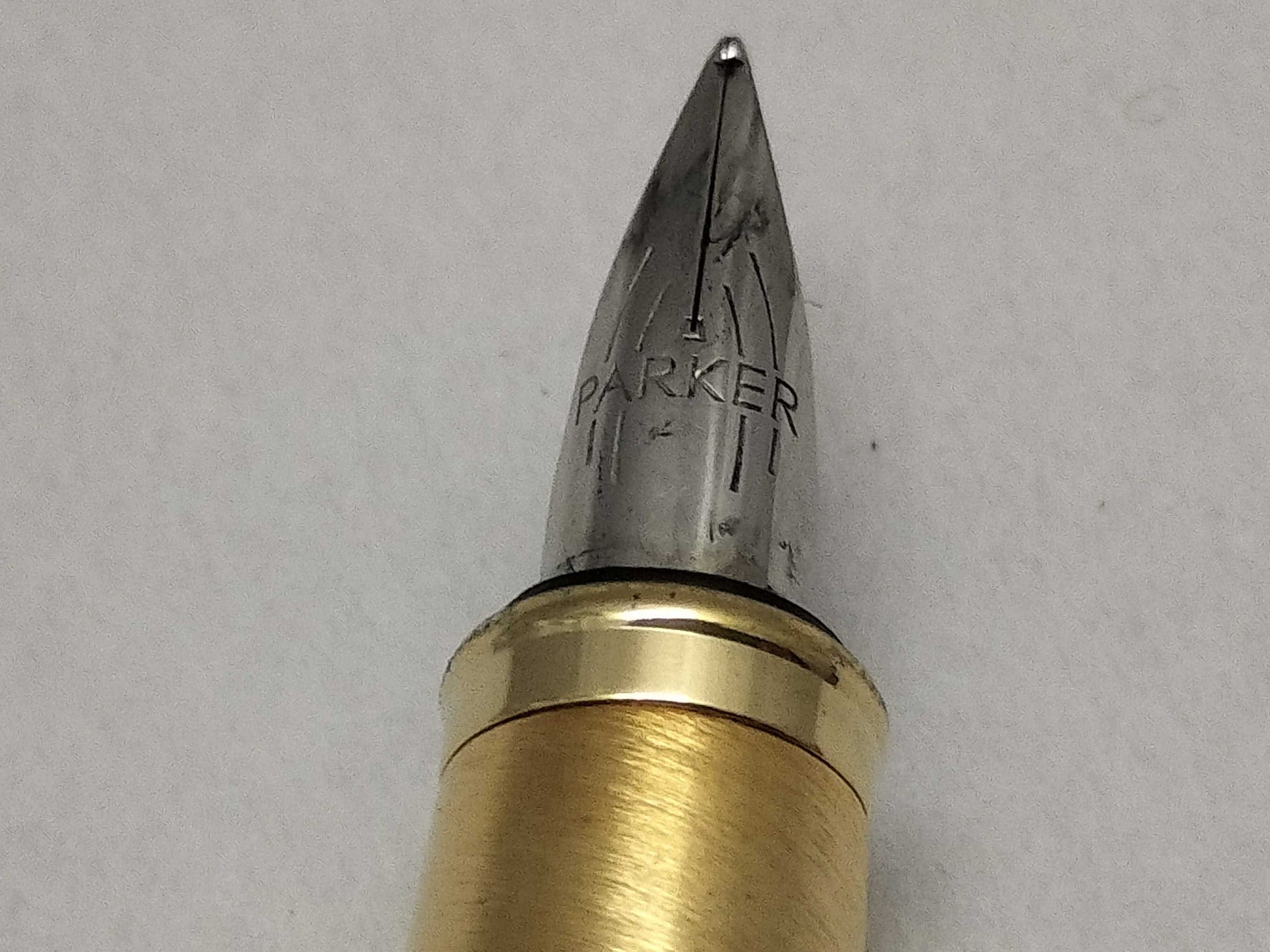 PARKER Fountain Pen Silver x Gold Pen