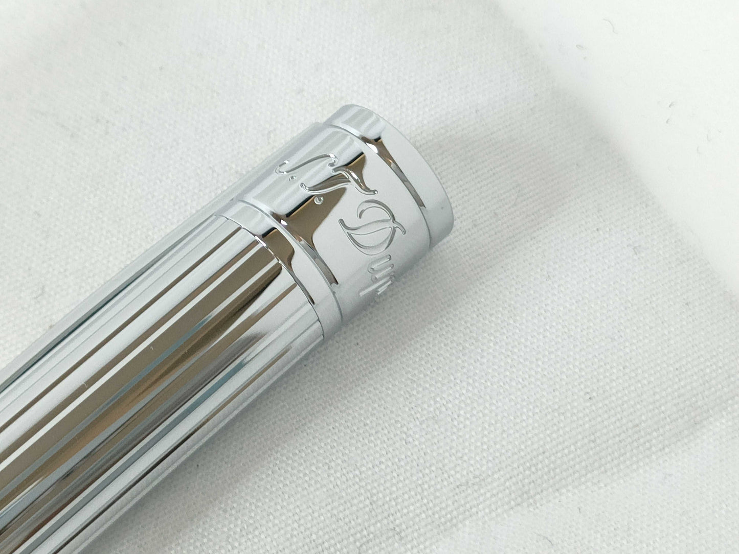S.T. Dupont Twist Ballpoint Pen, Silver