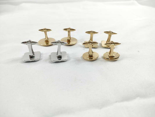 WEDGWOOD Wedgwood Cufflinks, 4-Point Tie Clip/Cufflinks