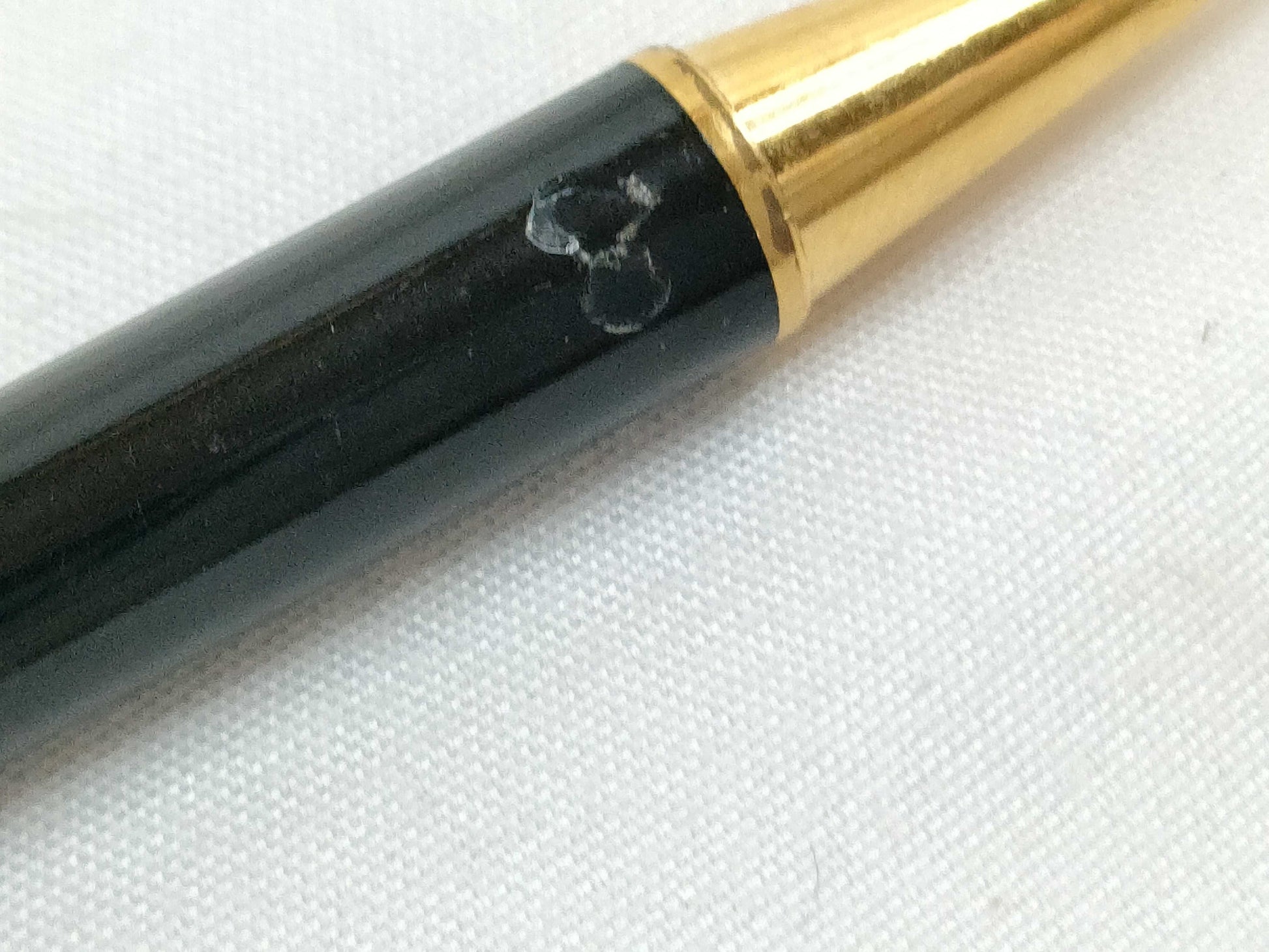 Cartier Trinity Twist Ballpoint Pen, Black x Gold, Pen/Fountain Pen