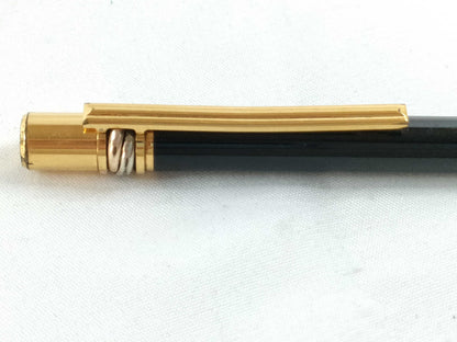 Cartier Trinity Twist Ballpoint Pen, Black x Gold, Pen/Fountain Pen