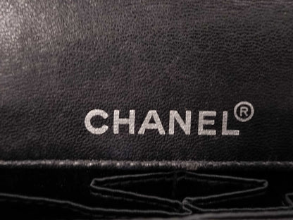 CHANEL New Travel Line East West Chain Shoulder Bag in So Black Nylon with Dust Bag and Seal
