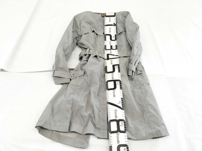 FENDI Zucca FF Coat with Belt, Size 38