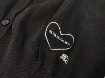 BURBERRY BLUE LABEL logo embroidered cardigan