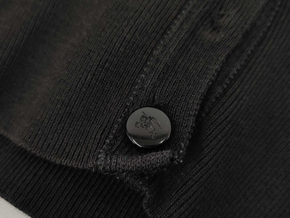 BURBERRY BLUE LABEL logo embroidered cardigan