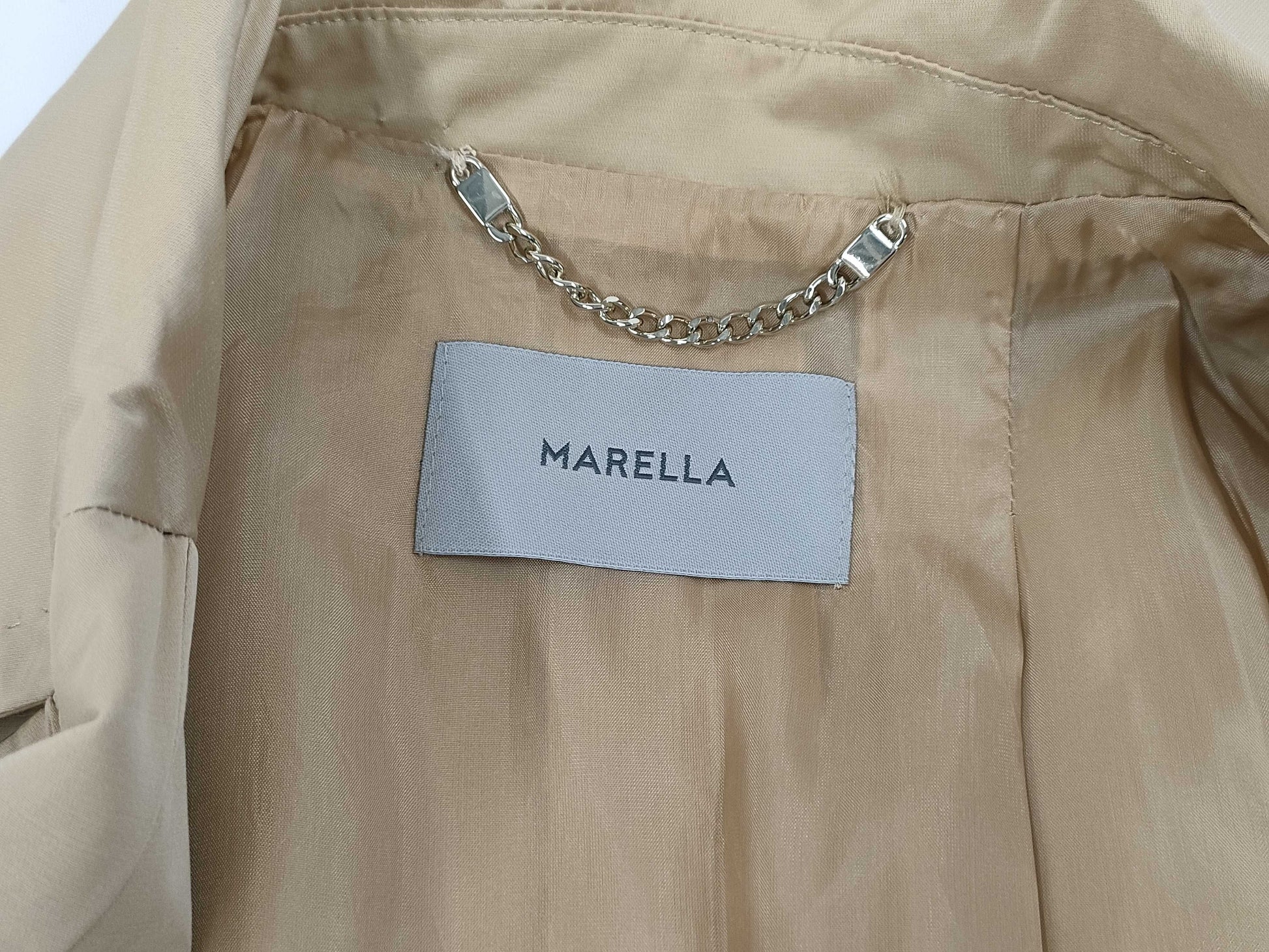 MaxMara Marella Line Coat Belt