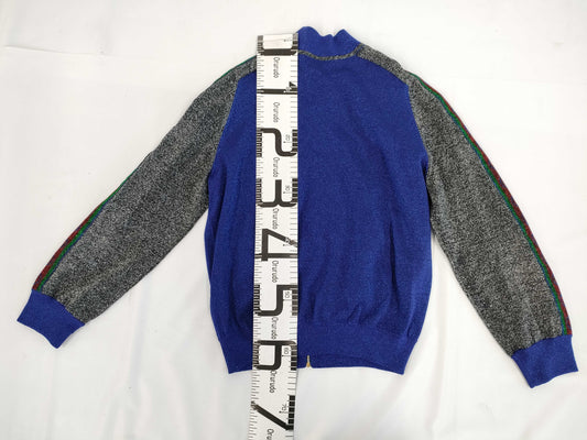 GUCCI GG logo interlocking logo glitter jersey top jacket