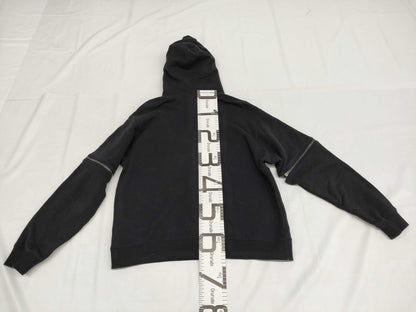GUCCI Hoodie Black Sleeve Zip 2-Way Top