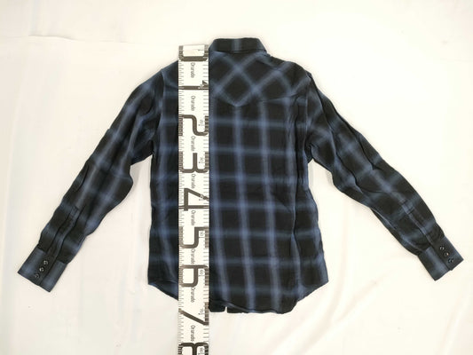 SAINT LAURENT PARIS Ombre Check Flannel Shirt