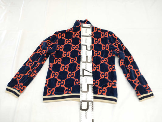 GUCCI GG pattern velour jacket
