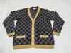 GUCCI GG Cardigan Knit, Excellent Condition, Lamé, Gold
