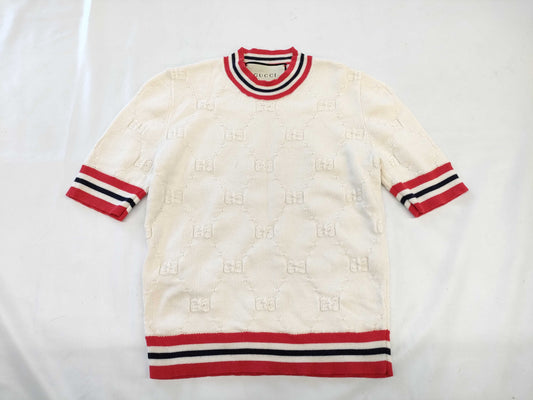 GUCCI GG Short Sleeve Knit Other Apparel Tops