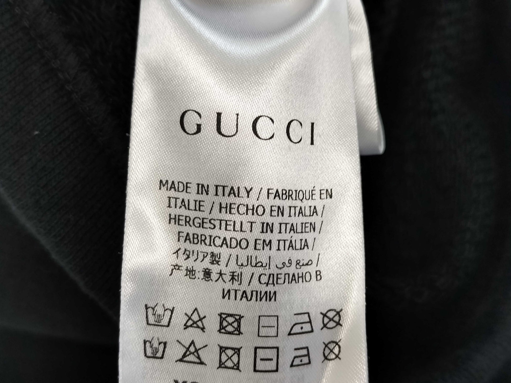GUCCI Hoodie Dress, Black, Long, Size XS, Tops