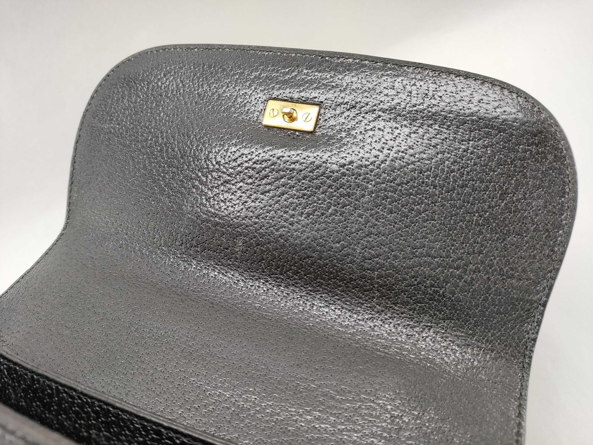 GUCCI Bamboo Turnlock Top Handle Handbag