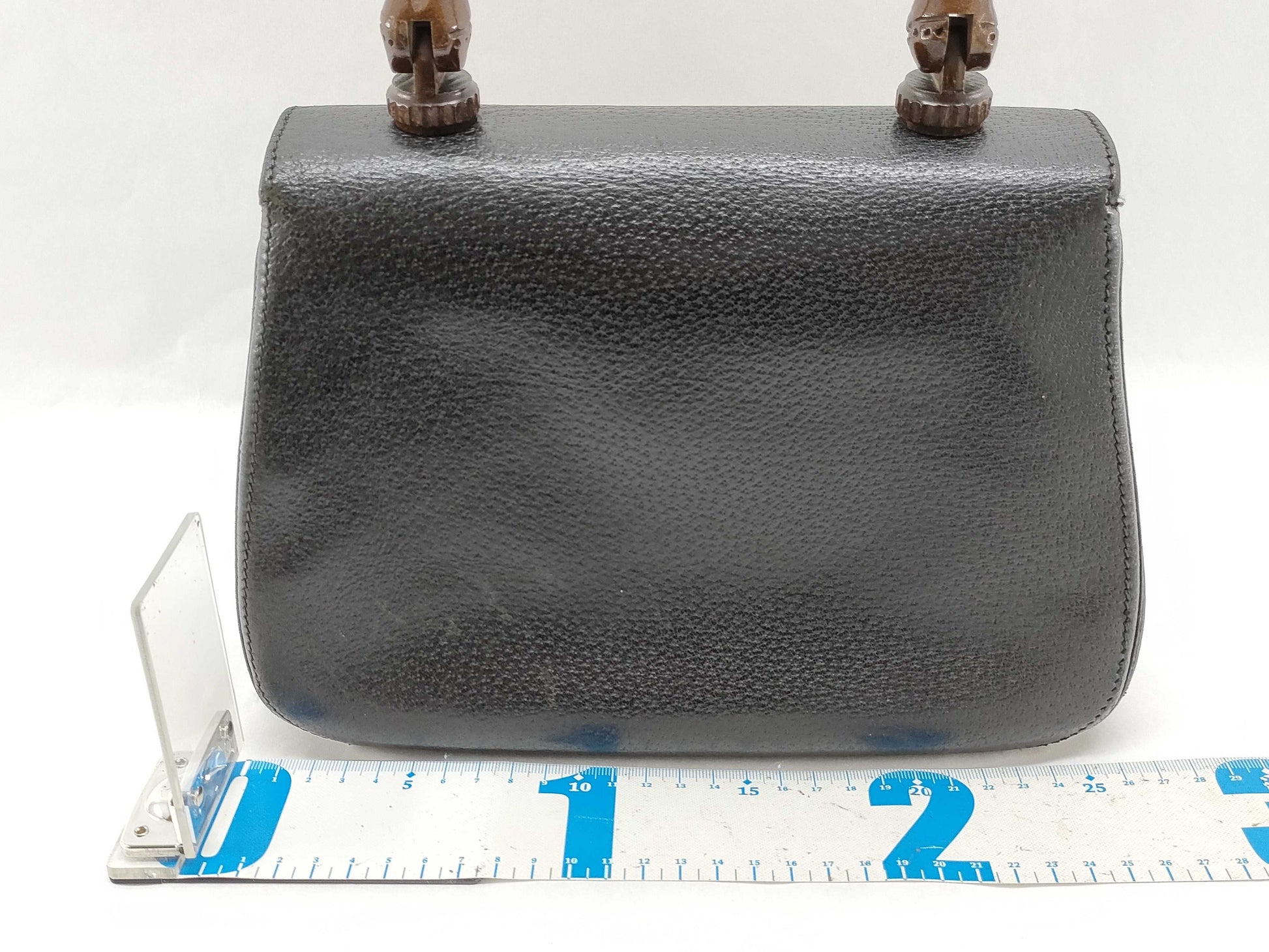 GUCCI Bamboo Turnlock Top Handle Handbag