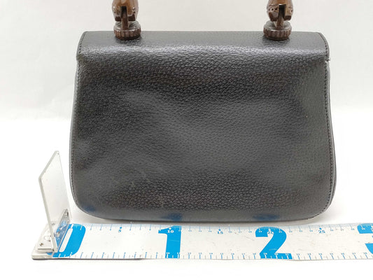 GUCCI Bamboo Turnlock Top Handle Handbag