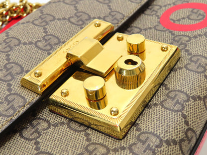 GUCCI Padlock LOVE Chain Shoulder Bag