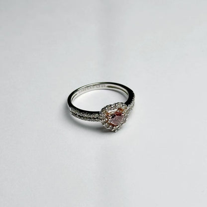 PD0.40ct D0.288ct K18WG 3.2g Ring 