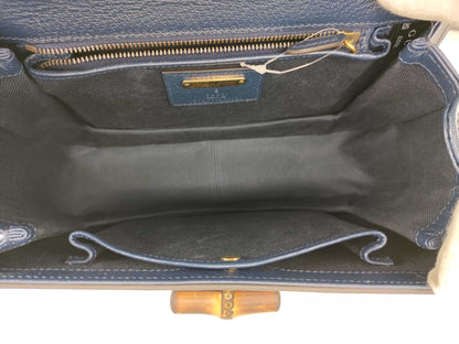 GUCCI Bamboo Gucci Hand Shoulder Bag Handbag