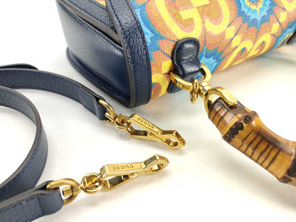 GUCCI Bamboo Gucci Hand Shoulder Bag Handbag