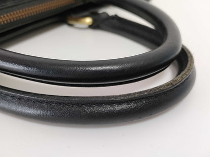 BURBERRY Black Leather Handbag Z6129 Handbag