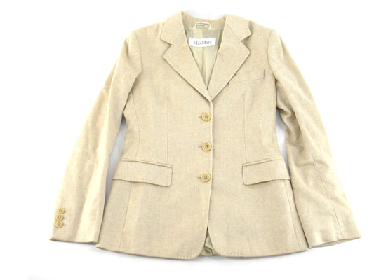 Max Mara Max Mara White Tag 100% Cashmere Jacket Size 40