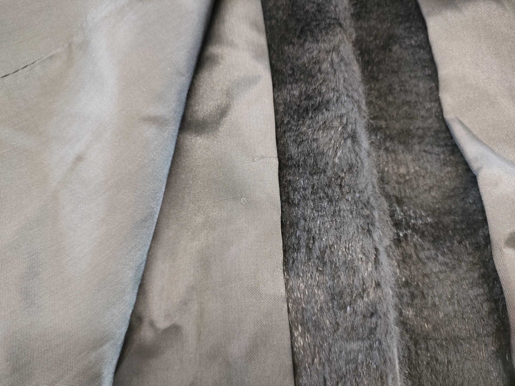 Salvatore Ferragamo Ferragamo Lapin Rabbit Fur Long Coat Size 42