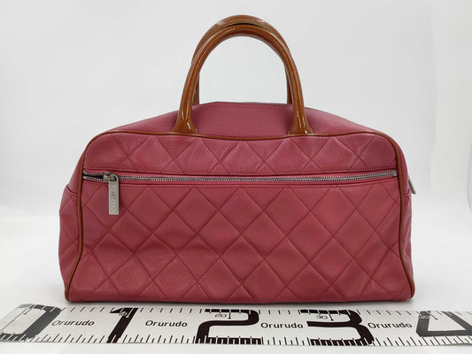 CHANEL Caviar Skin Boston Bag