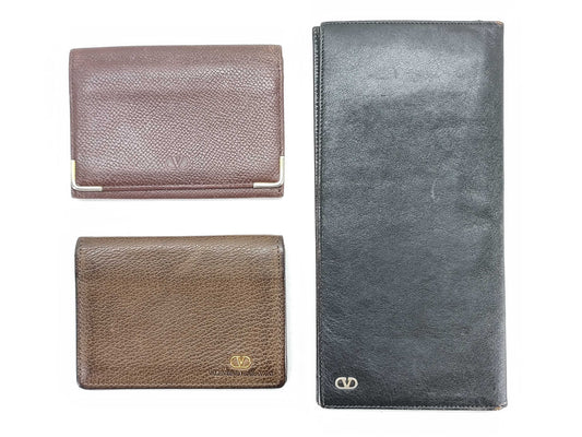VALENTINO Valentino Garavani Accessories 3-Piece Set: Card Case, Pass Case, and Business Card Holder