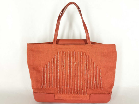 BOTTEGA VENETA Bottega Canvas Leather Handbag