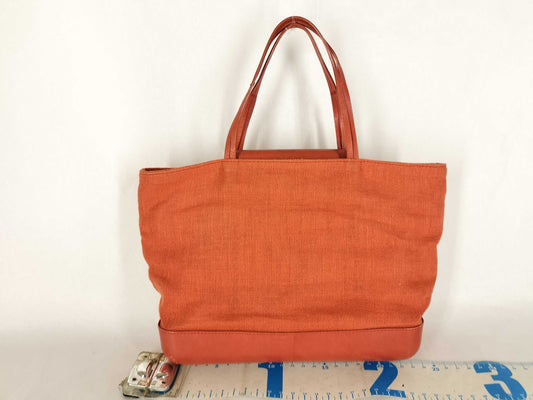 BOTTEGA VENETA Bottega Canvas Leather Handbag