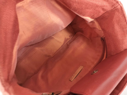 BOTTEGA VENETA Bottega Canvas Leather Handbag