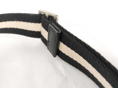 BALLY Leather Trainspotting Shoulder Bag, Black