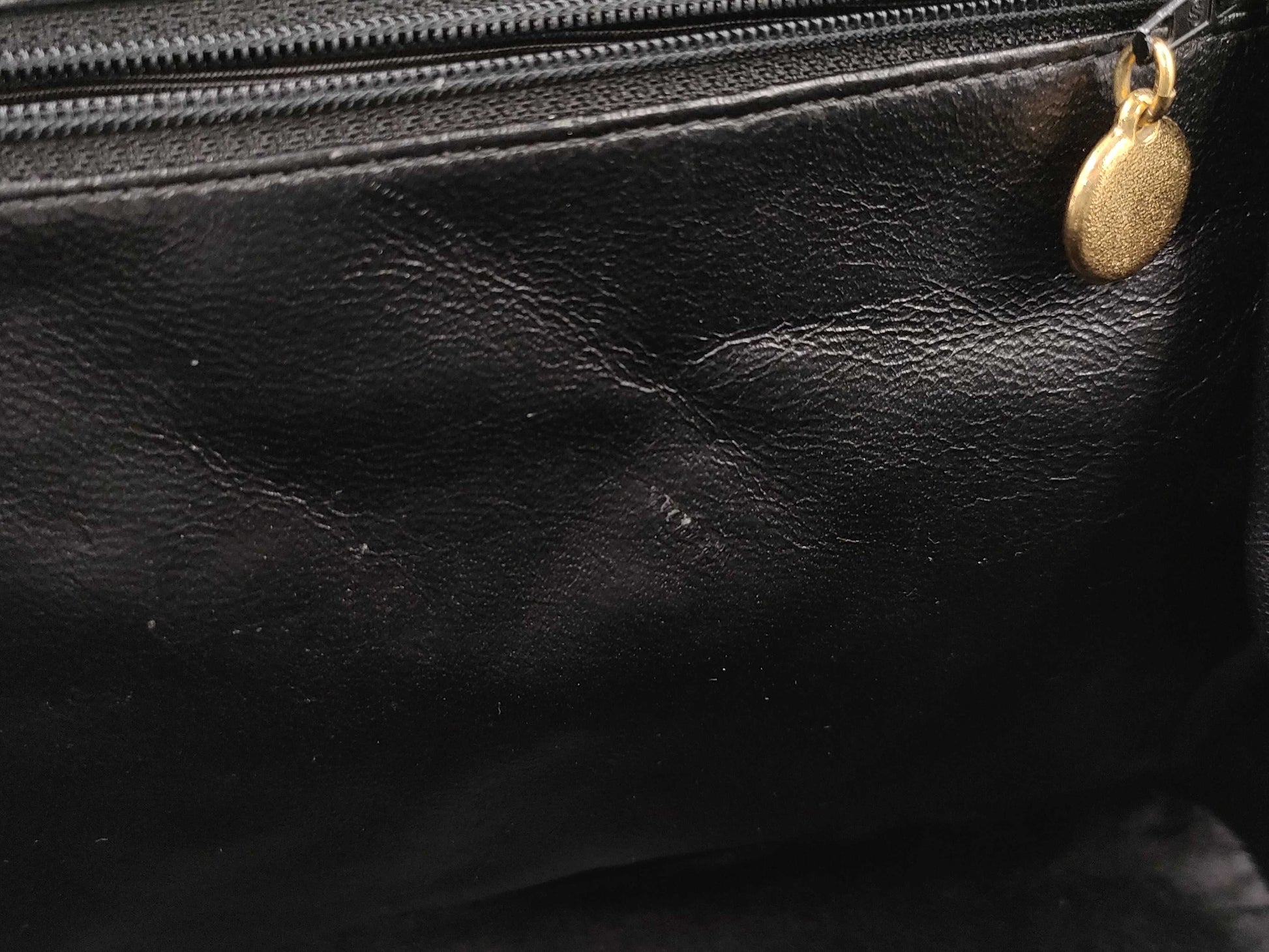 CHANEL Matelasse Chain Shoulder Bag in Black Lambskin with Box and Warranty 4409819