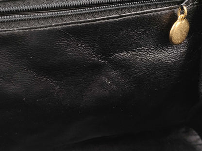 CHANEL Matelasse Chain Shoulder Bag in Black Lambskin with Box and Warranty 4409819