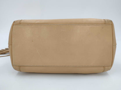 CHANEL Fringe Tortoiseshell Shoulder Bag