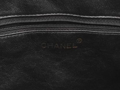 CHANEL Shoulder Bag, Lambskin, Black with Fringe, 3472238
