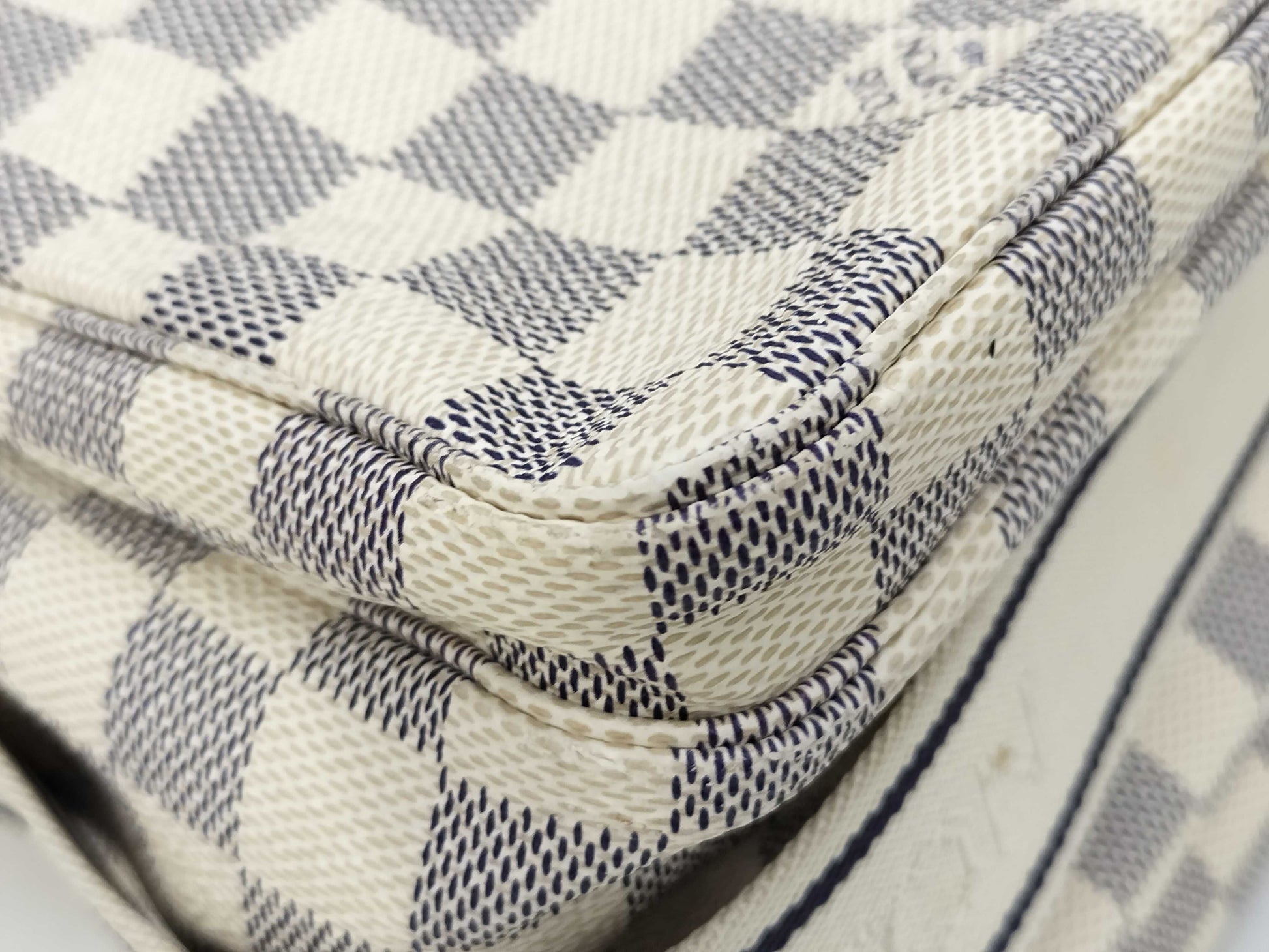 LOUIS VUITTON LV Naviglio Damier Azur N51189 Shoulder Bag