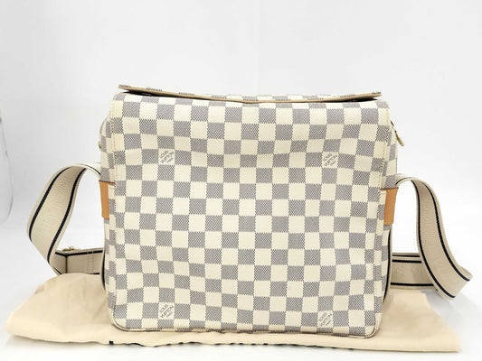 LOUIS VUITTON LV Naviglio Damier Azur N51189 Shoulder Bag