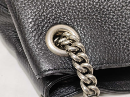 GUCCI Studded Leather Soho Chain Tote Bag