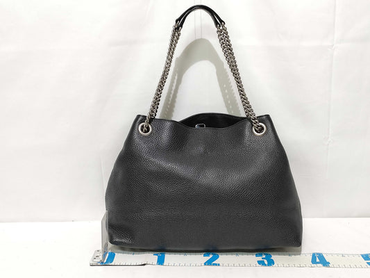 GUCCI Studded Leather Soho Chain Tote Bag